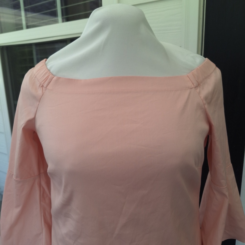 NWT- White House Black Market Ballerina Blouse – Size Small – Light Pink - Picture 2 of 5